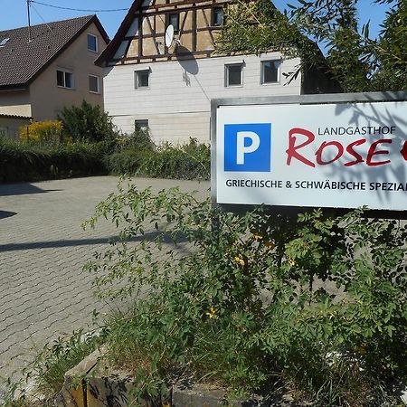 Landgasthof Rose Hotel Ditzingen Bagian luar foto