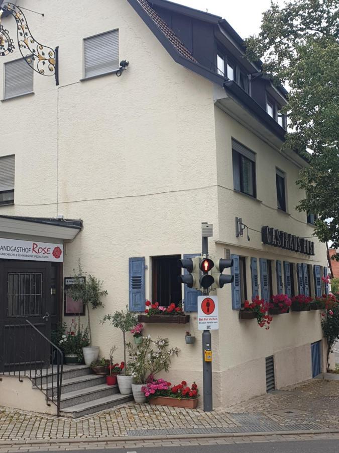 Landgasthof Rose Hotel Ditzingen Bagian luar foto