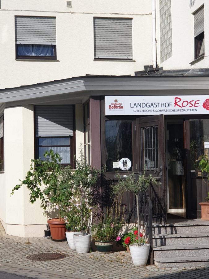 Landgasthof Rose Hotel Ditzingen Bagian luar foto