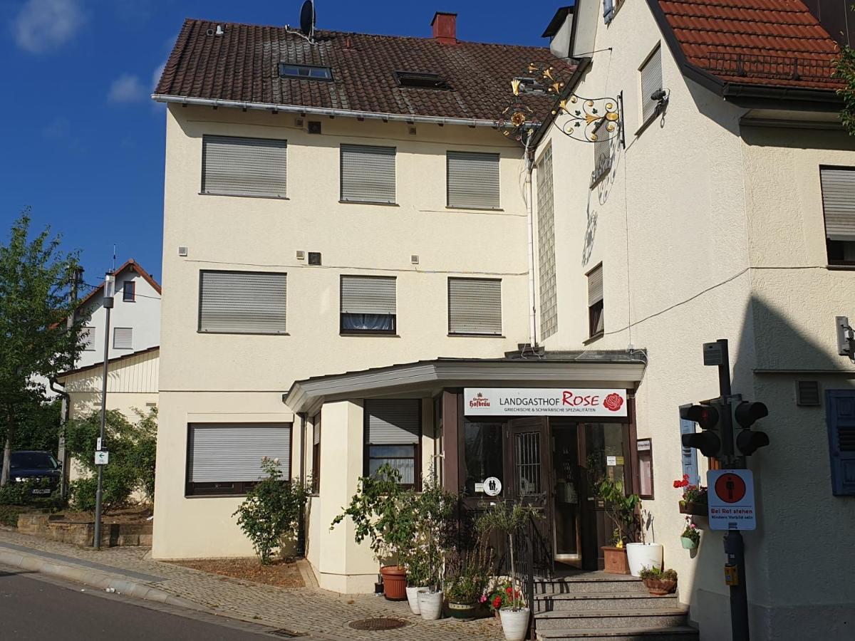 Landgasthof Rose Hotel Ditzingen Bagian luar foto