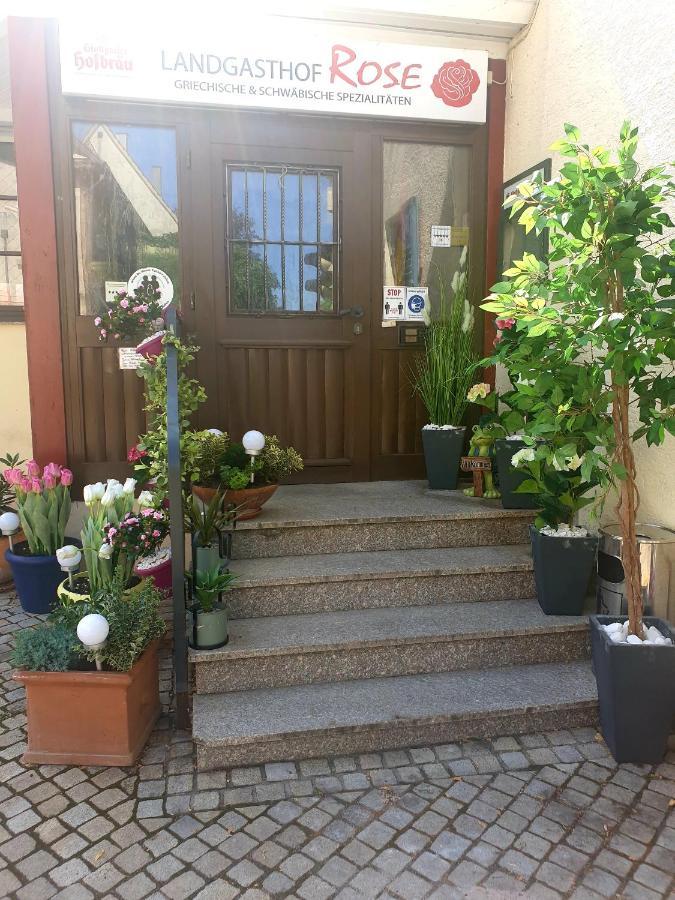 Landgasthof Rose Hotel Ditzingen Bagian luar foto